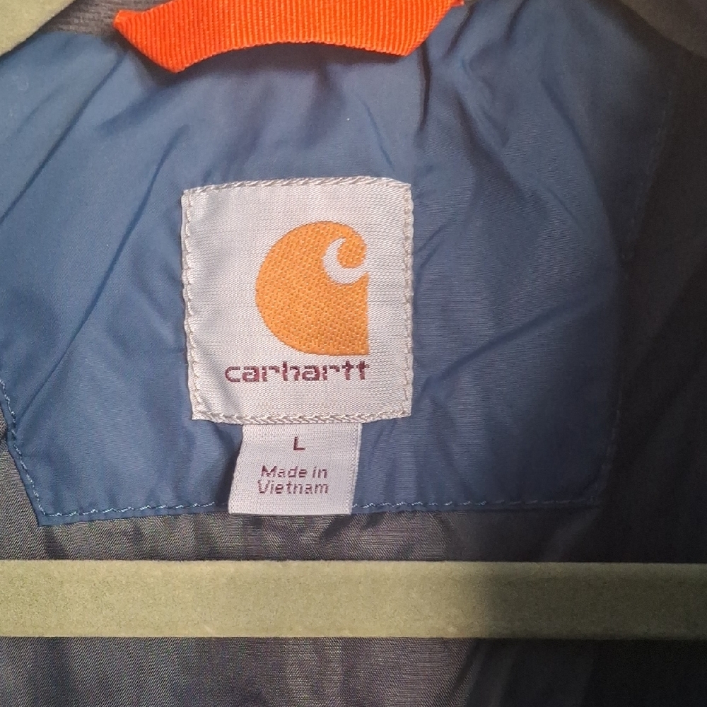 Carhartt Men's Navy Puffer Jacket - Picture 2 of 4